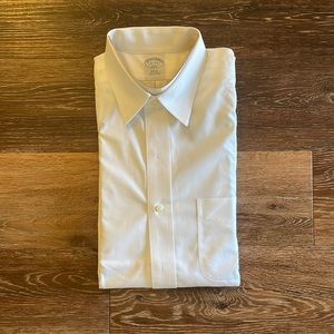 Brooks Brothers 346 white dress shirt